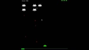 使用 Python 語言實作「太空侵略者 Space Invaders」 遊戲片段