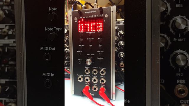 M2Synth Sequencer 192 GoTo bank/track Test #modularsynth #synthesizers #modularsynth #stepsequencer