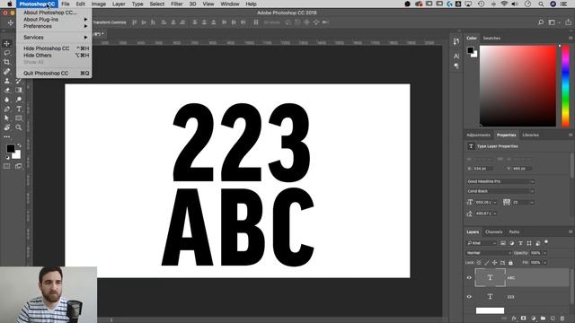 How to Disable Glyph Alternates Popup | Photoshop CC Tutorial смотреть онлайн