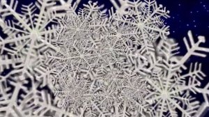 Футаж снег и снежинки 000285