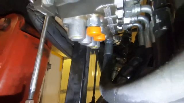 Привели в порядок лесной манипулятор Amco Veba XD61, но бензобак бы лучше поменять на гидравлически