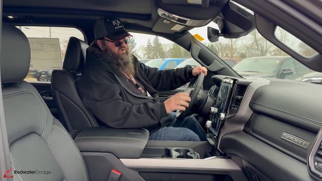 New 2024 Ram 1500 Sport Night Edition Crew Cab 4x4 - HEMI V8 | Stock # RR13962 - Redwater Dodge смотреть онлайн