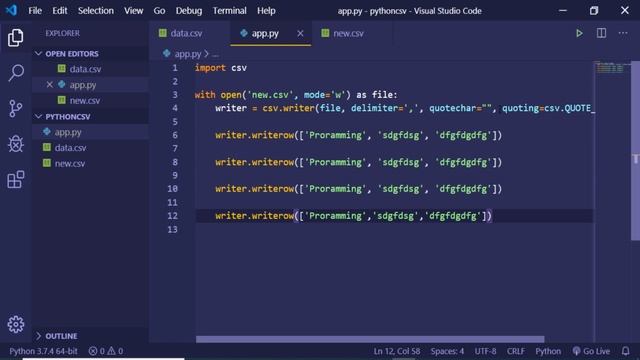 Working with CSV Files in Python with Pandas Library and CSV Module