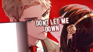 Nightcore - Don’t Let Me Down (Rock Version) (Lyrics)