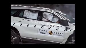 Toyota Fortuner vs Pajero Sport VS Ford Endeavour Crash Test Safety Rating