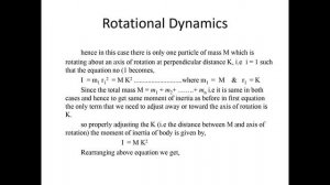 12 th physics | Radius of Gyration | Moment of inertia | Rotational Dynamics  | New syllabus