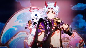 Песня Паймон  и Итто .▶️Геншин Импакт▶️Genshin Impact