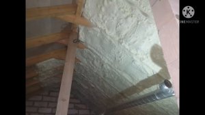 Утепление крыши напыляемым пенополиуретаном