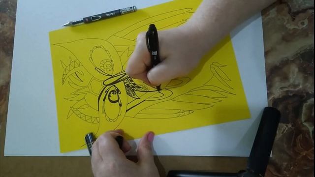 Графическая стилизация. Тема "Сова". Преподаватель Закирничная Н.А.