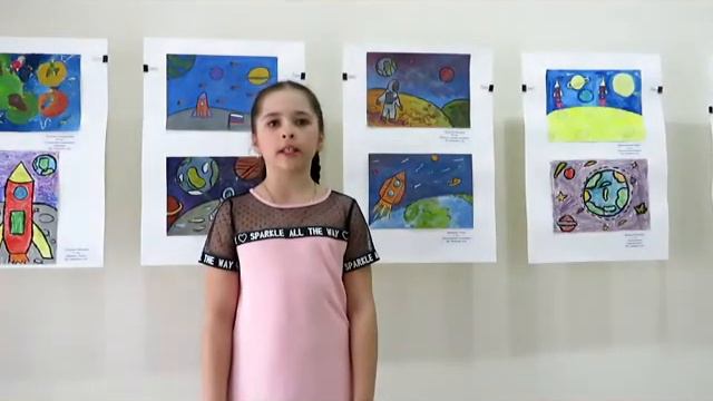 "Моя Вселенная" видео репортаж о выставке детского рисунка смотреть онлайн