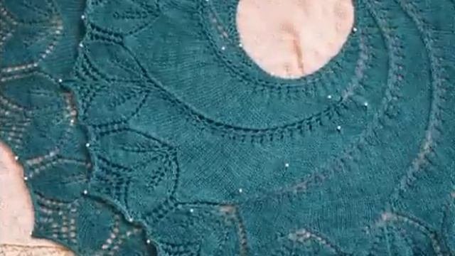 3 минуты красоты! Knitted Shawls Вяжем с Людмилой Тен! шальфишу! #ЛюдмилаТен