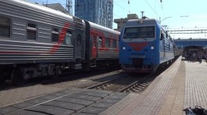 С праздником! // ЭП1М-531 с поездом №275 Ростов-на-Дону — Москва.