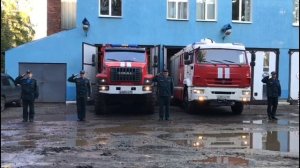 Прозвучали пожарные сирены в память о трагически погибшем Министре МЧС России Евгении Зиничеве