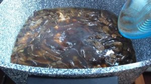 Рис с сухими белыми грибами и курицей