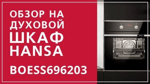 Обзор духового шкафа Hansa BOESS696203 Fusion