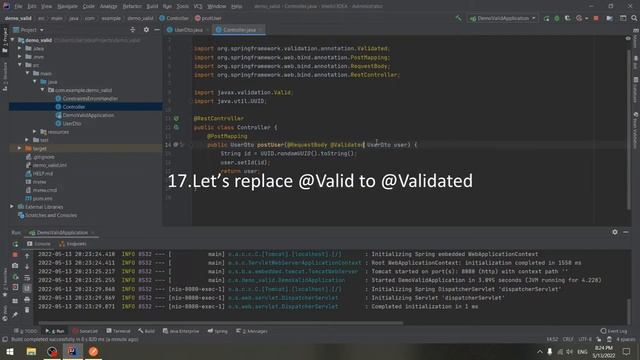 Difference between Valid and Validated annotations? смотреть онлайн