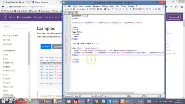 Starting with Bootstrap and Understanding Bootstrap Grid System Urdu+Hindi смотреть онлайн