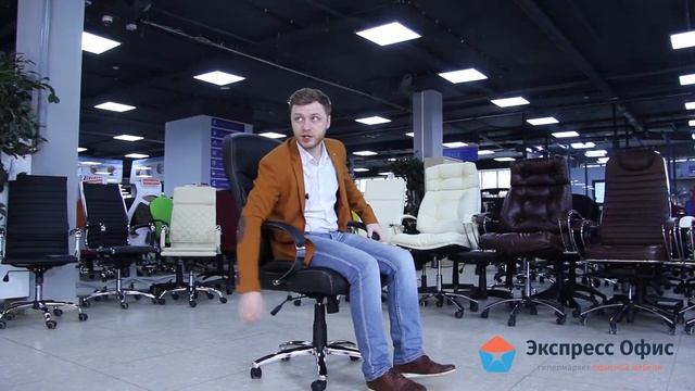 Обзор компьютерного кресла College H-9582L-1K смотреть онлайн