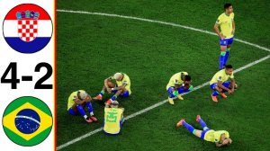 ХОРВАТИЯ 1-1 (4-2) БРАЗИЛИЯ ОБЗОР МАТЧА И ВСЕ ГОЛЫ |  ЧЕМПИОНАТ МИРА 2022