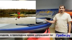 Байдарка производства Тритон " Шуя 1", облегченный фартук для байдарки Шуя 1