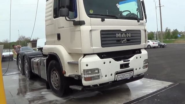Автомойка самообслуживания, мойка грузовика