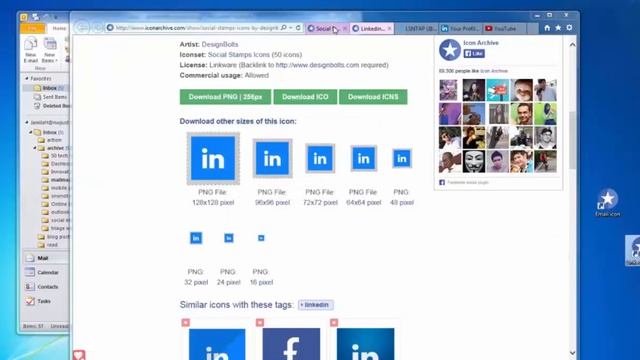 How To Add Social Media Icons to Your Email Signature in Outlook 2010 смотреть онлайн
