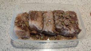 Засолка сала ,,По-домашнему с чесноком,,