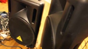 Behringer B215D Sound Test For Customer Support