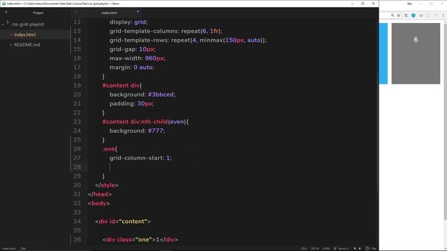 CSS Grid Tutorial #4 - Grid Lines