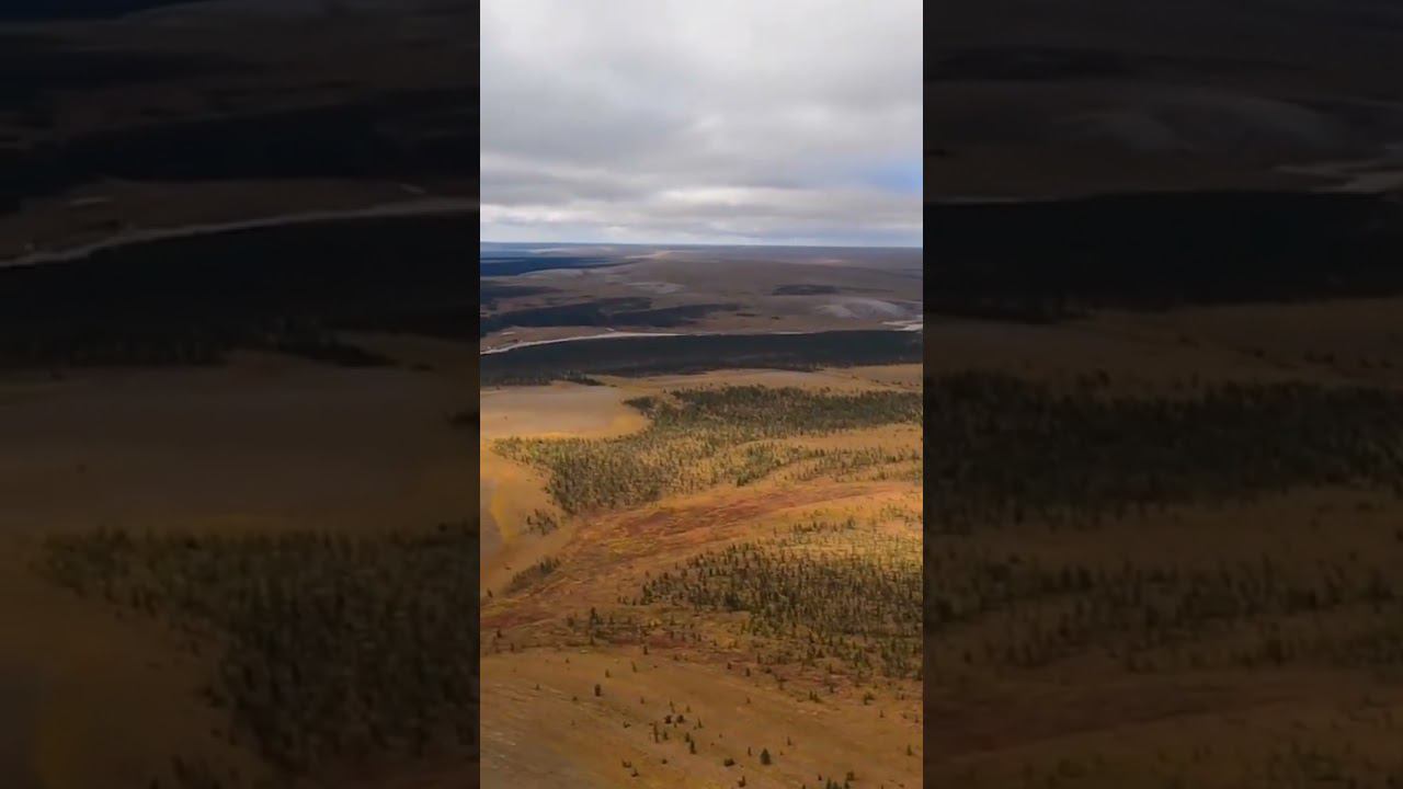 Гигантский ударный кратер в Сибири - Попигай #shorts смотреть онлайн