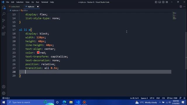 split background html menu bar | create website using html and css
