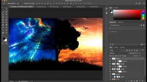 ? Уроки фотошопа. Простой эффект в Фотошопе  (Манипуляция) | Adobe Photoshop 2018