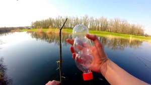 Заброс бутылки закидушки Рабочая снасть Рыбалка Fishing