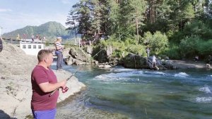 рыбалка на реке Чемал, 19 июля 2021года.