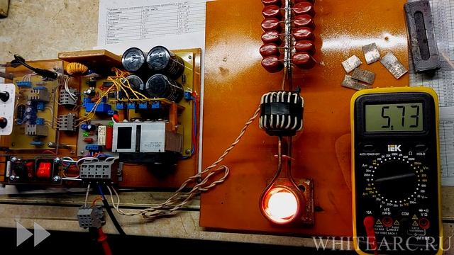 Индукционный нагрев 1кВт. Плавим с огоньком смотреть онлайн