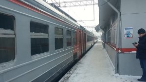 ЭД4М-0183 и ЭД4МК-0024 На станции Нагатинская