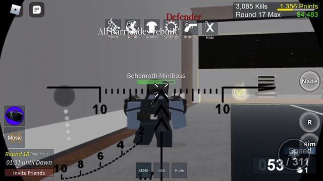 Zombie Uprising Tier VI Machine Gun (Roblox) смотреть онлайн