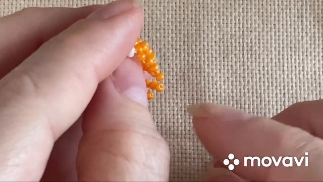 Первая часть видео. Голова. Амигуруми лисичка из бисера#бисероплетение #амигурумиизбисера #бисер