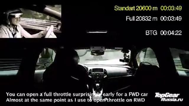 TopGear: Opel Astra OPC на Нюрбургринге