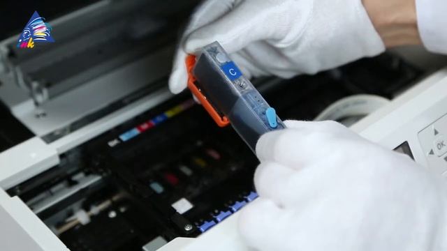 Заправка и установка ПЗК на Epson EP-708A смотреть онлайн