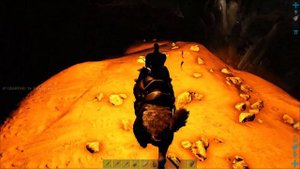 Добыча артефакта Разрушителя на карте Выжженная Земля в ARK. Деодон рулит!