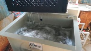 Ванна с барботированием для мойки яиц