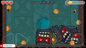 Red Ball 4 TOMATO BALL ! DF ! 🆚 Boss INTO THE CAVES (Ios, Android)
