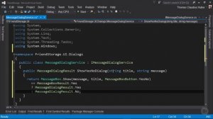 87 - Interacting with Dialogs in MVVM - Implement the MessageDialogService