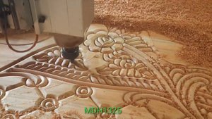 Home Decorate Bed Queen Design Carving By A Latest CNC Machine | Softhand Design Copyed By Woodprix