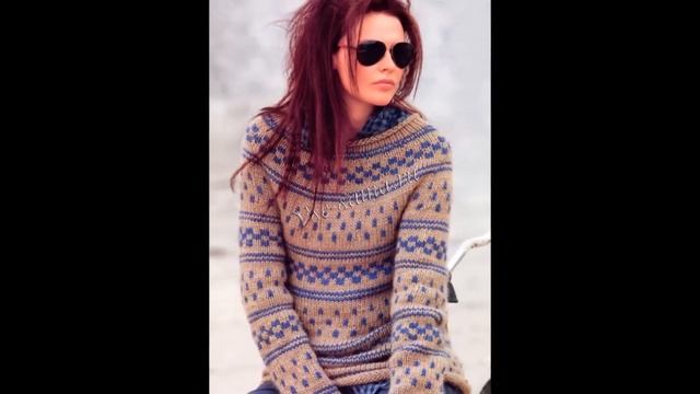 СВИТЕР С ЖАККАРДОВЫМ УЗОРОМ СПИЦАМИ - 2019 / Sweater With Jacquard PATTERN SPOKE / Pullover SPRACH