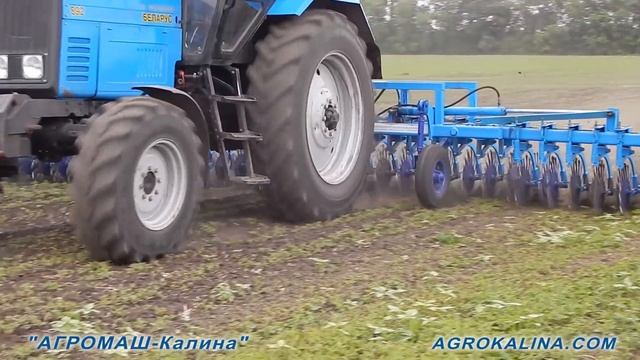 Борона ротационная Antoks по всходам сои смотреть онлайн