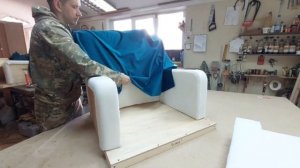 Сделал кресло для отдыха своими руками