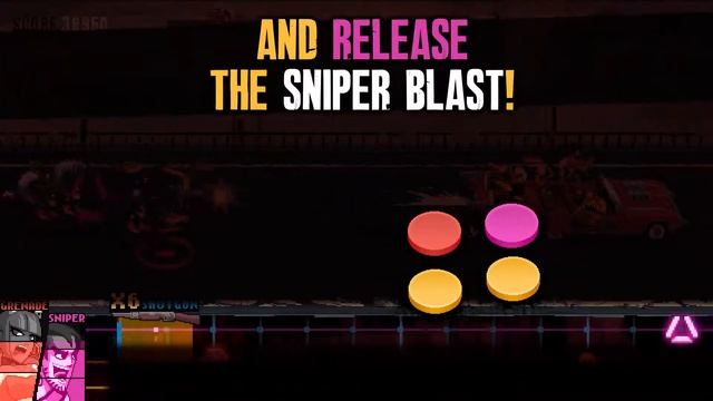 How to snipe in Double Kick Heroes? смотреть онлайн