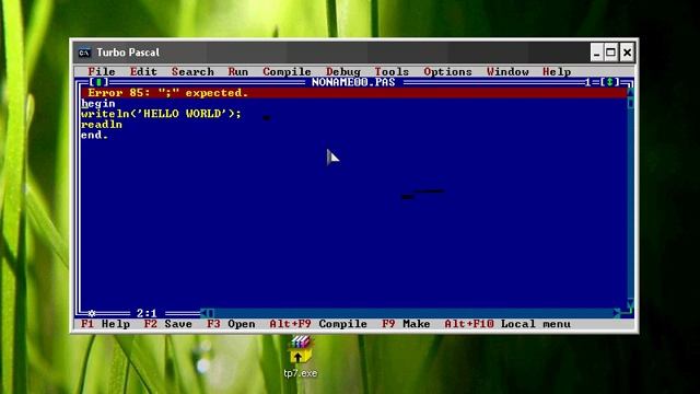 Quick Basic. Основы программирования. Видеоурок 4. Изучаем Turbo Pascal. (Артём Кашеваров)